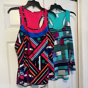 Pair of Fila workout/running tanks